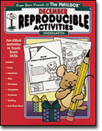 December Monthly Reproducible Book Kindergarten