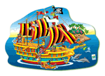 Puzzle Doubles - Giant Pirate Ship