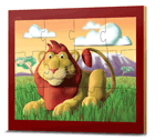 12 Piece 3D Jigsaw Puzzle - Lion