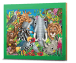 48 Piece Jigsaw Puzzle - Animals of the World