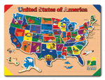 USA Wooden Puzzle