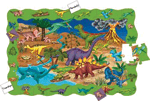 Puzzle Doubles - Dinosaurs Find It