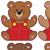 Bears Mini Accents Variety Pack