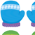 Multicolor Mittens Classic Accents Variety Pack