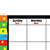 Silly Squares Monthly Calendar Grid