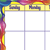 Rainbow Gel Monthly Calendar (Cling Accents) Wipe-Off Calendar and Cling Kit