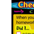Check Your Work Learning Charts