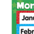 Months of the Year - Stars Learning Chart