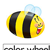 Color Bees Mini Bulletin Board Set