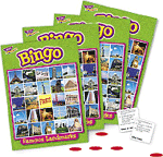 Famous Landmarks Bingo Game