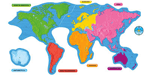 Continents of the World Bulletin Board Set