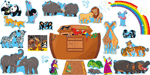 Noahs Ark Bulletin Board Set