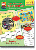Know Your Map Skills Geography Centers (Grades 1-2)