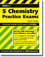 CliffsAP 5 Chemistry Practice Exams