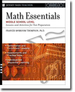 Math Essentials, Middle School Level: Lessons and Activities for Test Preparation