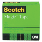 Scotch Magic Tape 810, 3/4 in x 36 yards