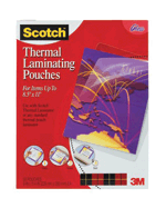 Scotch Thermal Laminating Pouches, 9 Inches x 11.4 Inches, 50 Pouches