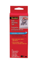 Scotch Wall Mounting Tabs 7221, 1/2-inch x 3/4-inch, 144 Tabs