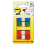 Post-it Flags, 1/2-Inch, Assorted Colors, 100 Flags per Dispenser