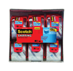 Scotch Packaging Tape, 2 Inches x 800 Inches, 6 Rolls