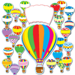 Hot Air Balloons Bulletin Board Sets