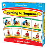 Learning to Sequence 4-Scene Games