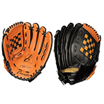 12 Inch Leather and Vinyl Baseball/Softball Glove