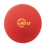 13 Inch Playground Ball Red