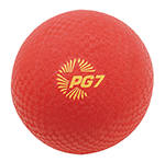 7 Inch Playground Ball Red