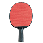 Plastic Rubber Face Table Tennis Paddle