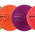6 Inch Rhino Skin Low Bounce Neon Rainbow Dodgeball Set