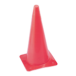 15 Inch High Visibility Plastic Cone Orange