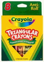 Crayola Triangular Crayons - 8 Pack