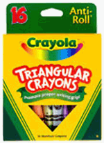 Crayola Triangular Crayons - 16 Pack