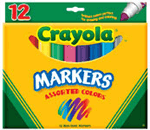 Crayola Assorted Broad Line Markers - 12 Pack