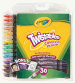 Crayola Twistables Colored Pencils - 30 Pack