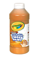 Crayola Washable Fingerpaint - 16 Oz - Orange