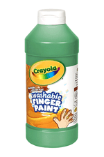 Crayola Washable Fingerpaint - 16 Oz - Green