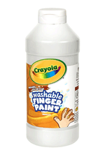 Crayola Washable Fingerpaint - 16 Oz - White