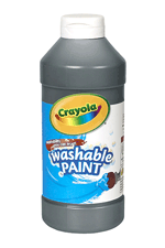 Crayola Washable Paint - 16 Oz - Black