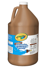 Crayola Washable Paint - 1 Gallon - Brown