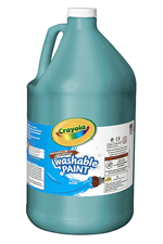 Crayola Washable Paint - 1 Gallon - Turquoise