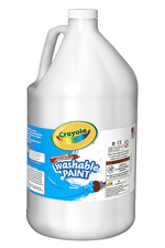 Crayola Washable Paint - 1 Gallon - White