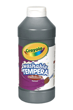 Crayola Artista II Tempera - 16 Oz - Black