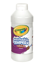 Crayola Artista II Tempera - 16 Oz - White