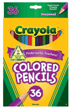 Crayola Colored Pencils 36 Pack Assorted Colors