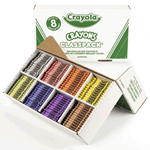 Crayola 800ct Regular Crayons - 8 colors