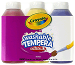 Crayola Artista II Tempera - 3 Primary Color Set - 8 Oz