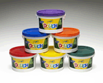 Modeling Dough 6 Assorted Colors 3lb Buckets
