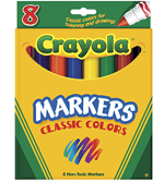 Crayola Original Coloring Markers - Pack of 8